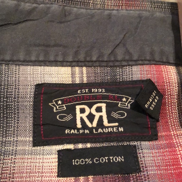 NWOT Ralph Lauren Double RRL Ralph Lauren Plaid Shirt - Picture 15 of 16